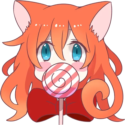 🍭 Стикер «Magic Cat - remake Mori» для Telegram