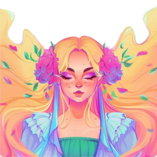 🌼 Стикер «Magical Girls» для Telegram