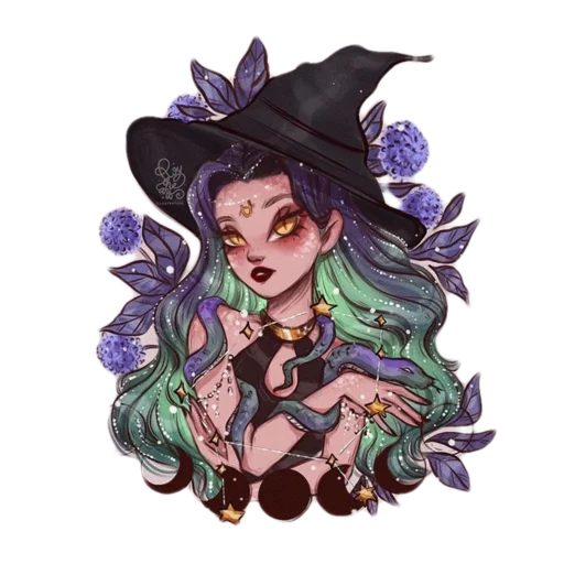 🐍 Стикер «Magical Girls» для Telegram