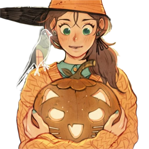 🎃 Стикер «Magical Girls» для Telegram