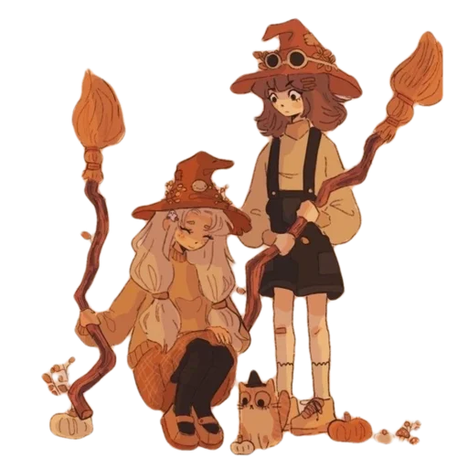 👯‍♀️ Стикер «Magical Girls» для Telegram
