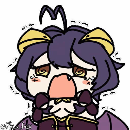 😵‍💫 Стикер «Mahou Shoujo ni Akogarete» для Telegram