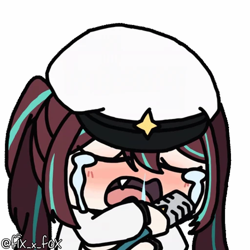 😭 Стикер «Mahou Shoujo ni Akogarete» для Telegram