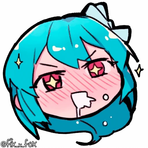 🤩 Стикер «Mahou Shoujo ni Akogarete» для Telegram