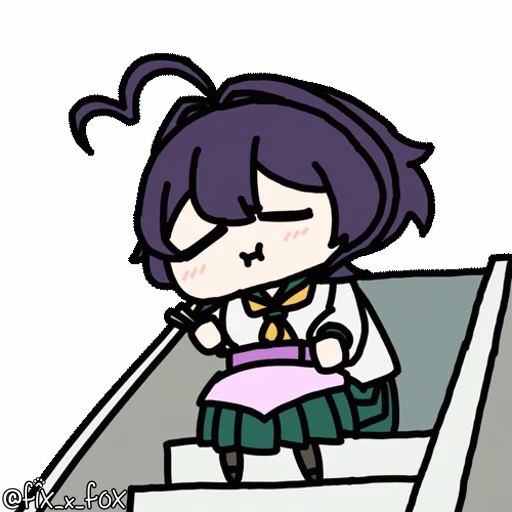 😋 Стикер «Mahou Shoujo ni Akogarete» для Telegram