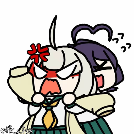 😡 Стикер «Mahou Shoujo ni Akogarete» для Telegram