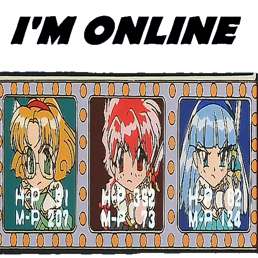 👾 Стикер «MAGIC KNIGHT RAYEARTH» для Telegram
