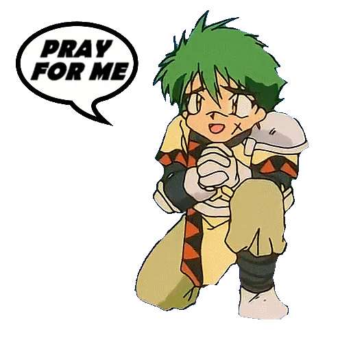 🙏 Стикер «MAGIC KNIGHT RAYEARTH» для Telegram
