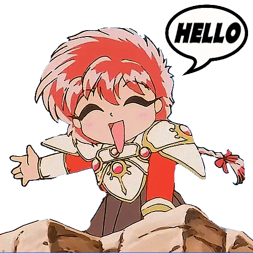 👋 Стикер «MAGIC KNIGHT RAYEARTH» для Telegram
