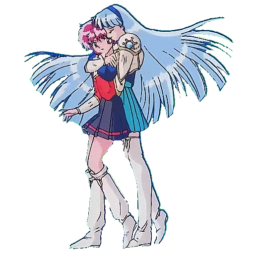 👩‍❤️‍💋‍👩 Стикер «MAGIC KNIGHT RAYEARTH» для Telegram