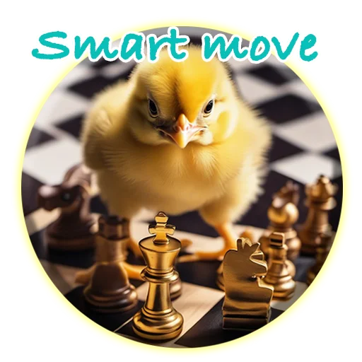 ♟ Стикер «Magic Chicken channel» для Telegram
