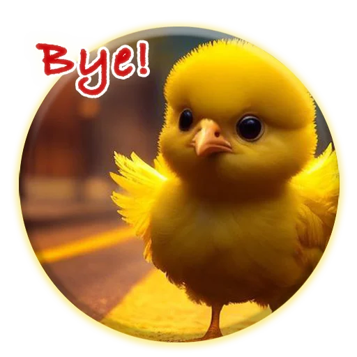 ✋ Стикер «Magic Chicken channel» для Telegram