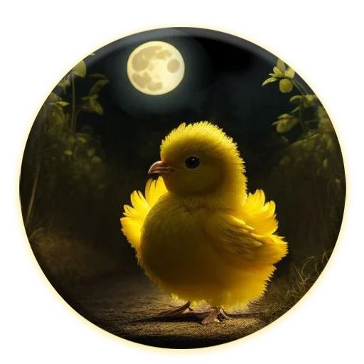 🌔 Стикер «Magic Chicken channel» для Telegram