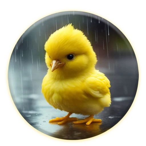 🥺 Стикер «Magic Chicken channel» для Telegram