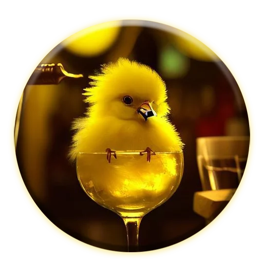 🍷 Стикер «Magic Chicken channel» для Telegram