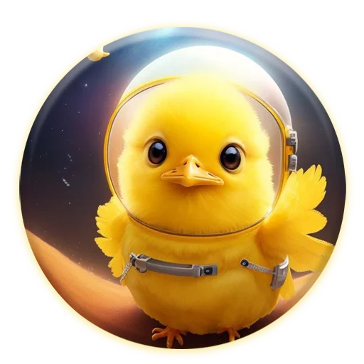 🪐 Стикер «Magic Chicken channel» для Telegram