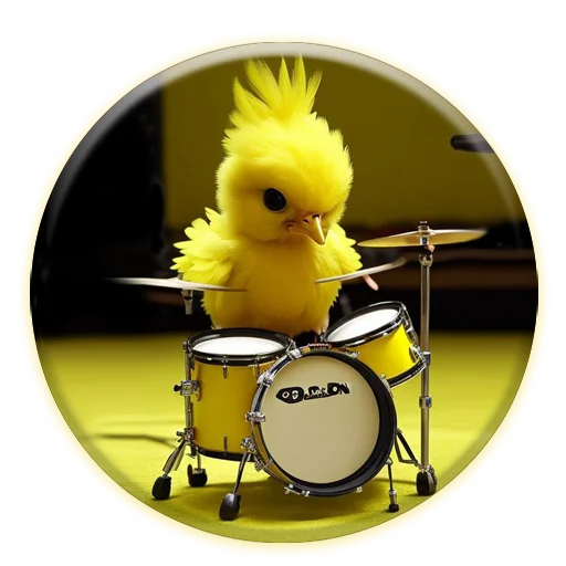 🥁 Стикер «Magic Chicken channel» для Telegram