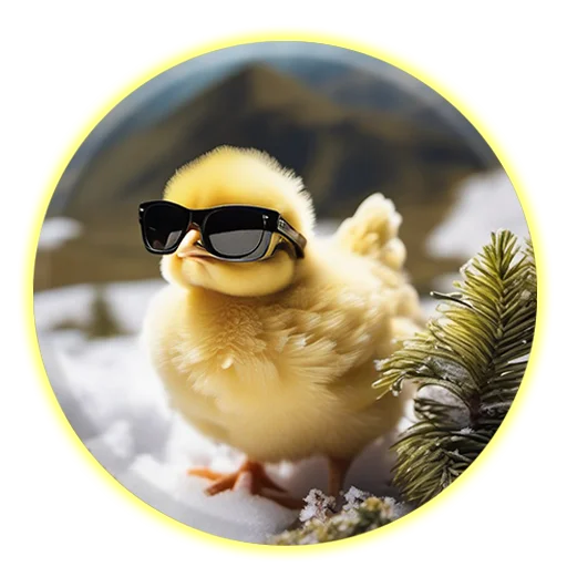 🗻 Стикер «Magic Chicken channel» для Telegram