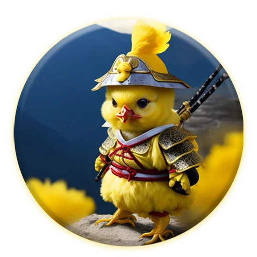 ⛩ Стикер «Magic Chicken channel» для Telegram
