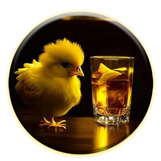 🥃 Стикер «Magic Chicken channel» для Telegram