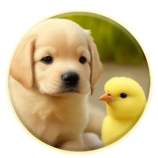🐶 Стикер «Magic Chicken channel» для Telegram