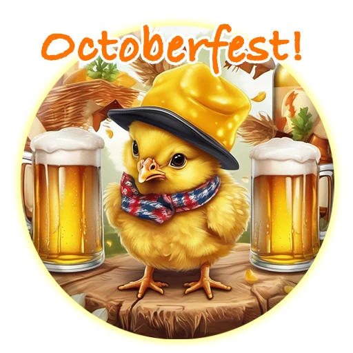 🍻 Стикер «Magic Chicken channel» для Telegram