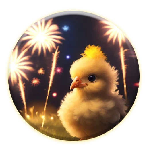 🎆 Стикер «Magic Chicken channel» для Telegram