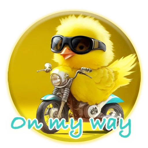 🏍 Стикер «Magic Chicken channel» для Telegram