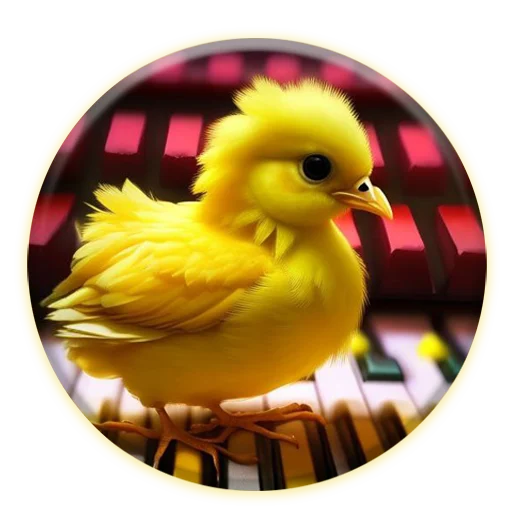 🎹 Стикер «Magic Chicken channel» для Telegram