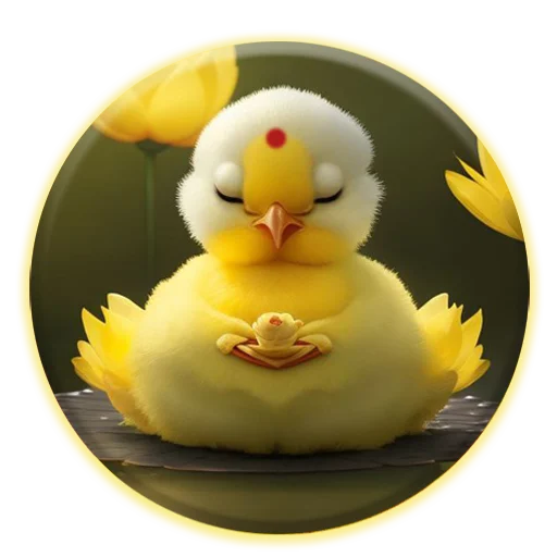 🙏 Стикер «Magic Chicken channel» для Telegram