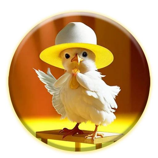 🎭 Стикер «Magic Chicken channel» для Telegram