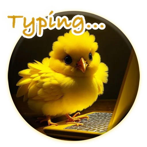 ⌨ Стикер «Magic Chicken channel» для Telegram