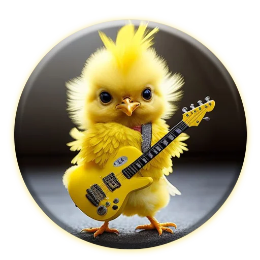 🎸 Стикер «Magic Chicken channel» для Telegram