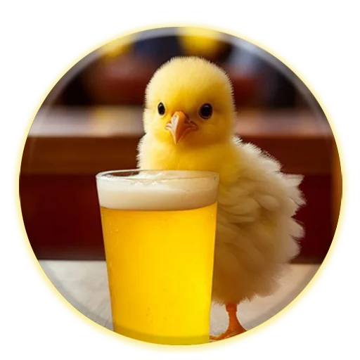 🍺 Стикер «Magic Chicken channel» для Telegram