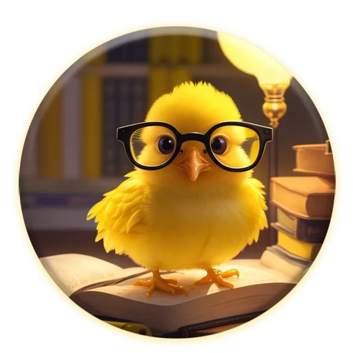 📖 Стикер «Magic Chicken channel» для Telegram