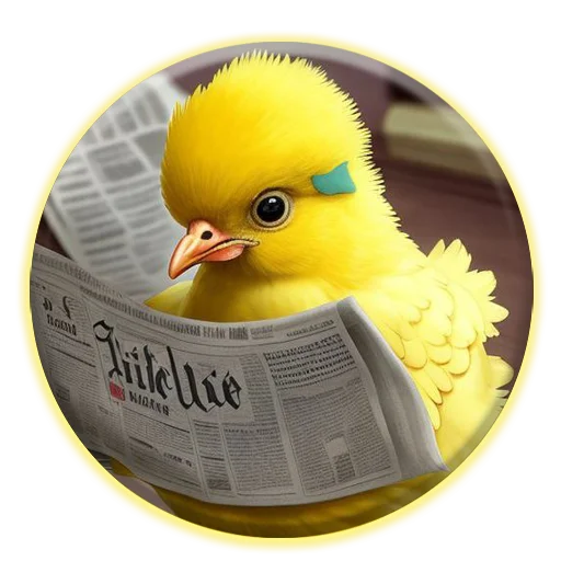 📰 Стикер «Magic Chicken channel» для Telegram