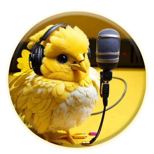 🎤 Стикер «Magic Chicken channel» для Telegram