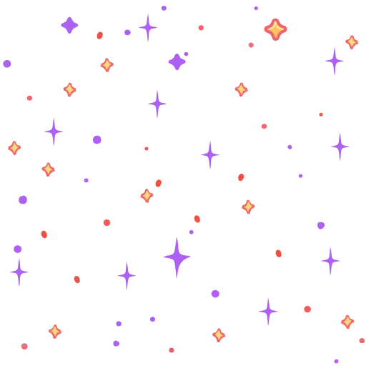 Стикер 34 magic orange ABC