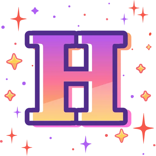 Стикер 15 magic orange ABC