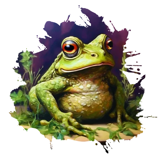 🐸 Стикер «чудотворство» для Telegram