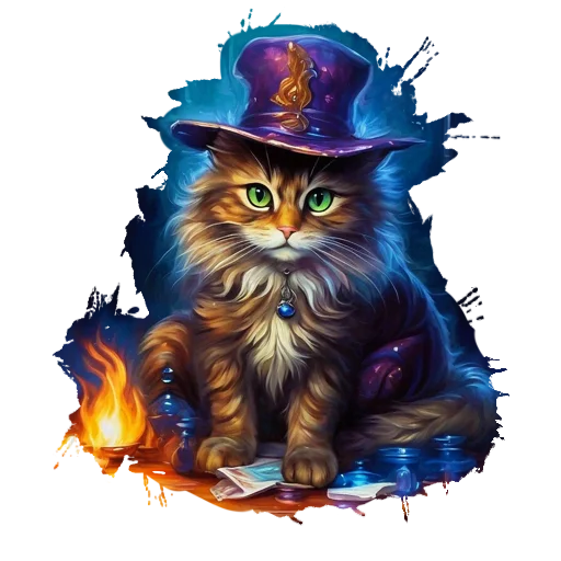 🐈 Стикер «чудотворство» для Telegram