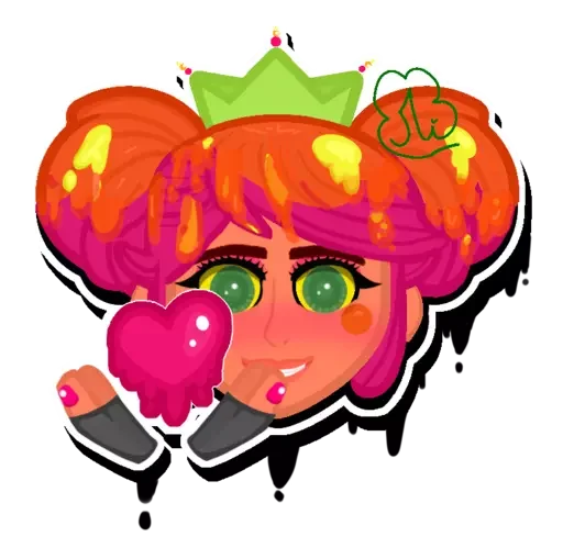 ❤️‍🔥 Стикер «Magma Mandy» для Telegram
