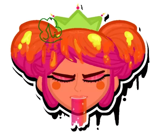🤮 Стикер «Magma Mandy» для Telegram