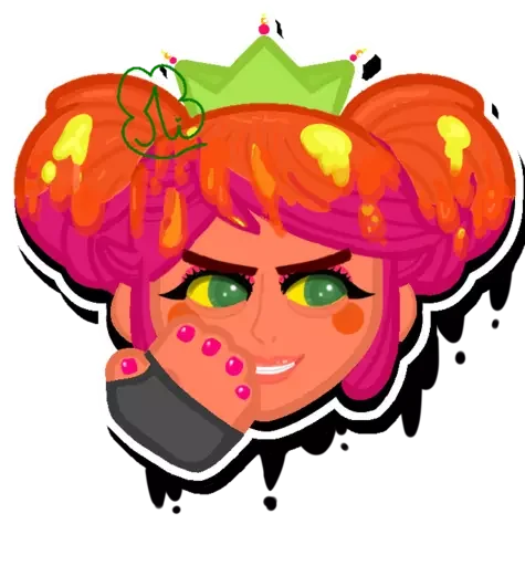 😼 Стикер «Magma Mandy» для Telegram