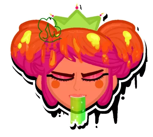 🤮 Стикер «Magma Mandy» для Telegram