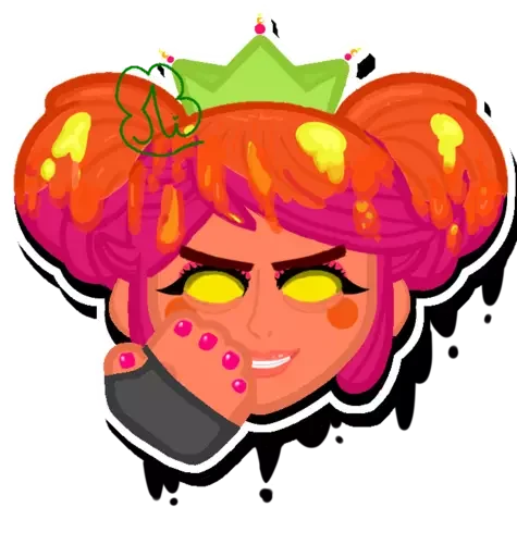 😼 Стикер «Magma Mandy» для Telegram