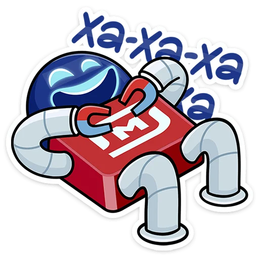 Стикерпак Робот М-3000 из Магнита для Telegram