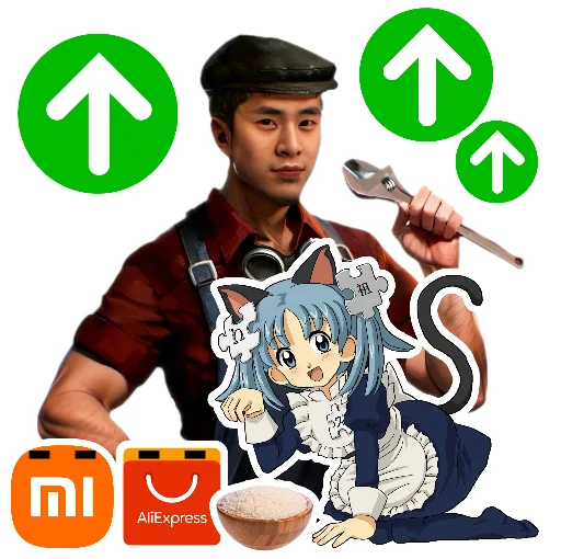🇨🇳 Стикер «Day R Stickers» для Telegram