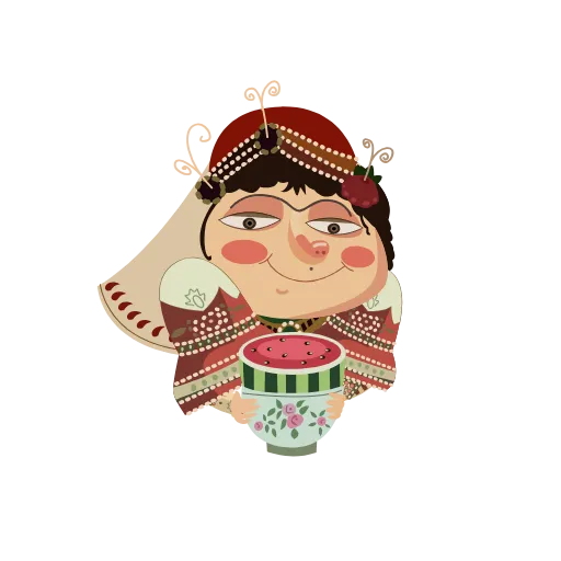 🍉 Стикер «Mahparei» для Telegram