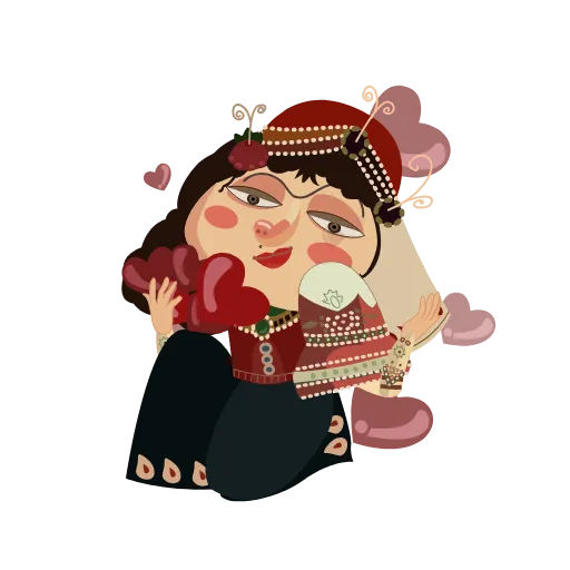😘 Стикер «Mahparei» для Telegram